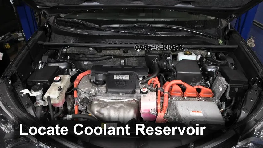 2017 Toyota RAV4 Hybrid Limited 2.5L 4 Cyl. Coolant (Antifreeze) Flush Coolant